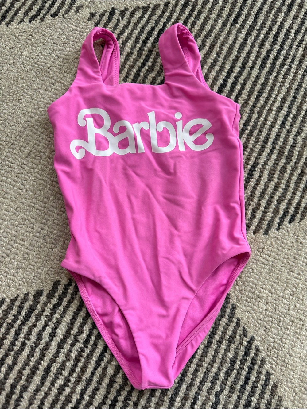 Show Me Your MuMu Barbie Pink One-Piece Girls Swimsuit